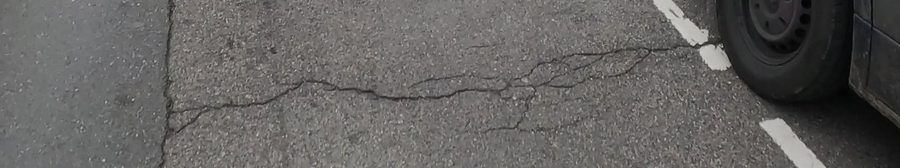 Exemple relevé : Fissure transversale